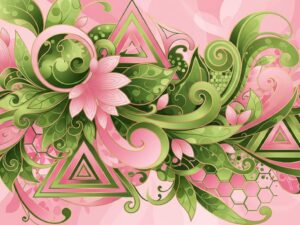 Wicked For Good abstract floral design