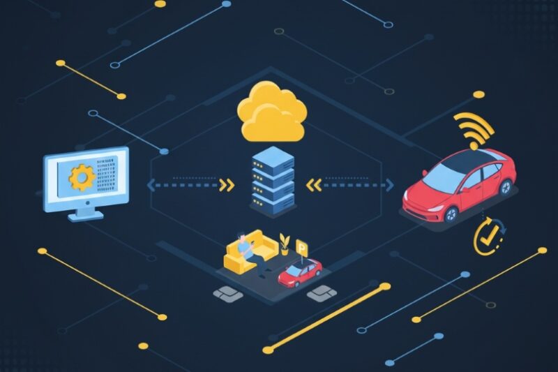 electric vehicle software updates