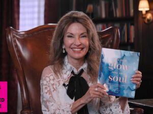 actress Susan Lucci reflecting on grief resilience and mindfulness through literature