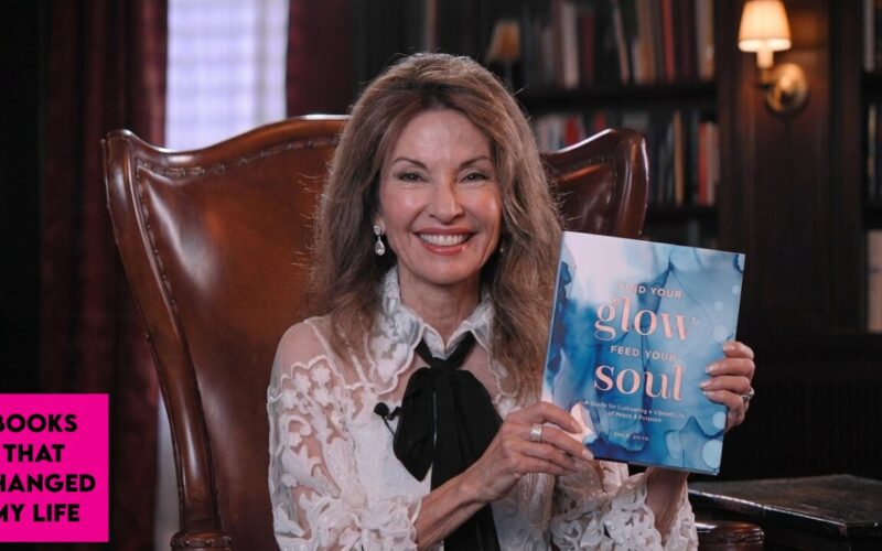 actress Susan Lucci reflecting on grief resilience and mindfulness through literature