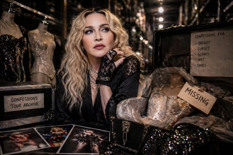 celebrity personal archives trend sparked by Madonna missing Confessions era stage outfits