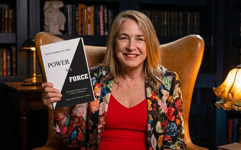 filmmaker Marcia Kimpton reflecting on consciousness frequency and spiritual transformation through literature