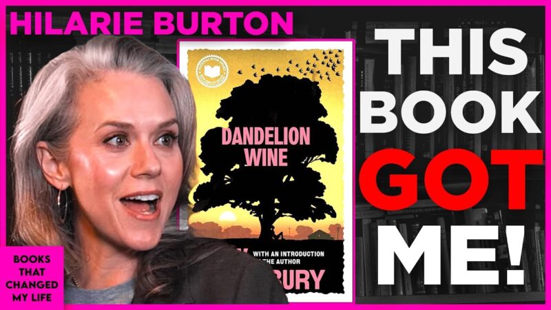 actress Hilarie Burton reflecting on nostalgia gratitude and the magic of everyday moments through Bradbury
