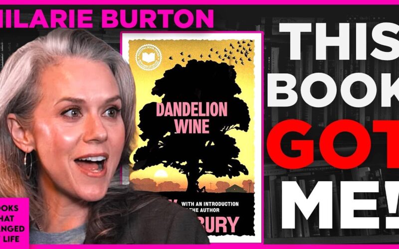 actress Hilarie Burton reflecting on nostalgia gratitude and the magic of everyday moments through Bradbury