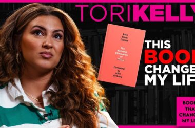 singer Tori Kelly reflecting on slowing down faith and motherhood through John Mark Comer's book