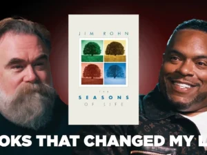 actor Sean Ringgold reflecting on growth transitions and purpose through Jim Rohn's personal development classic
