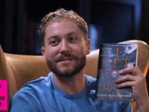 pop singer Jordy reflecting on empathy healing and self-love through Claire Mackintosh's psychological thriller