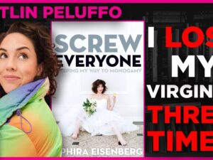 comedian Caitlin Peluffo reflecting on honesty vulnerability and stand-up through Ophira Eisenberg's memoir