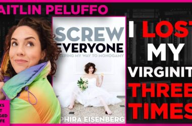 comedian Caitlin Peluffo reflecting on honesty vulnerability and stand-up through Ophira Eisenberg's memoir
